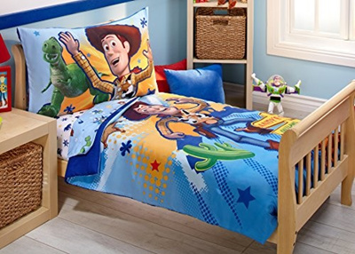 Qoo10 Disney Toy Story 4 Piece Toddler Bedding Set Blue Green