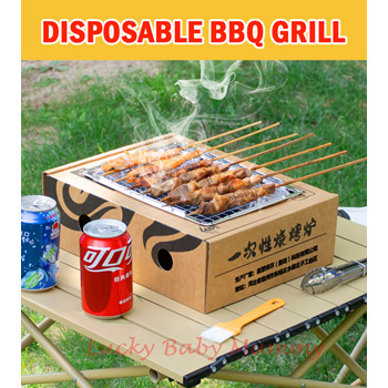 Instant disposable outlet bbq