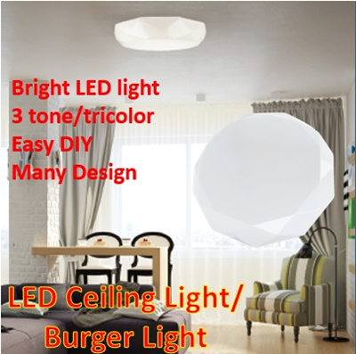 Diyled Burger Ceiling Light Bedroom Lighting Hdb Bto Surface Downlight 3 Color