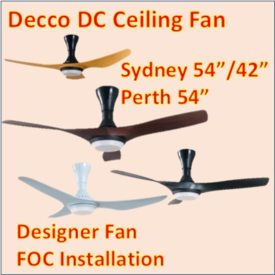 Qoo10 Promotion Price Decco Dc 54 Inch 42 Inch Ceiling Fan