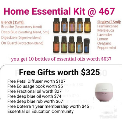 Qoo10 Doterra Home Essential Kit Perfume Luxury Beauty