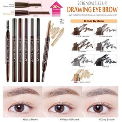 Qoo10 - Etude House Drawing Eyebrow Pencil ★ Eye Brow Duo ★ Eye Liner