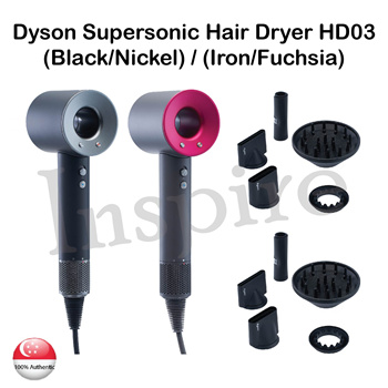 Qoo10 - ❤️Dyson Supersonic Hair Dryer HD03 ❄️(Black/Nickel