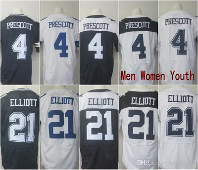 Nike NFL Youth #21 Ezekiel Elliott Dallas Cowboys Throwback