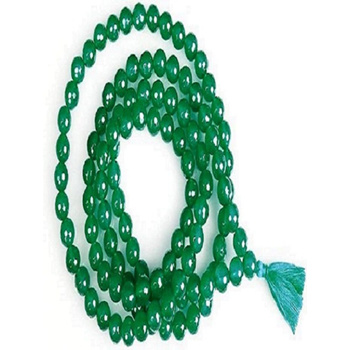 Emerald on sale stone mala