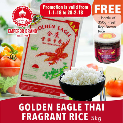 Emperor Brandgolden Eagle Thai Fragrant Rice 5kg Offer