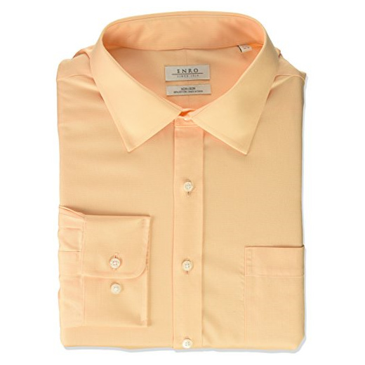 Enro Mens Classic Fit Solid Spread Collar Dress Shirt