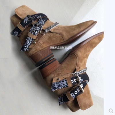 mens chelsea boots with chain