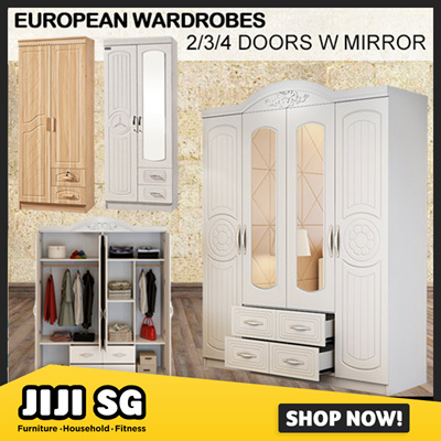 Qoo10 European Wardrobe Furniture Deco