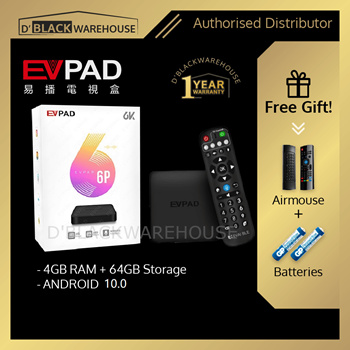 [EVPAD SINGAPORE]EVPAD 6P / 6K SG READY STOCK / TV BOX / ANDROID BOX / U  BOX / EVPAD