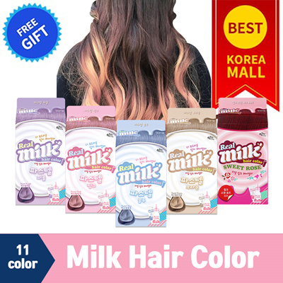 Qoo10 Real Milk Hair Color Diet Styling