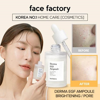 Qoo10 FACE FACTORY KOREA NO.1 SELF CARE Derma EGF Ampoule