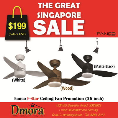 Fanco F Star Dc Motor Series Ceiling Fan