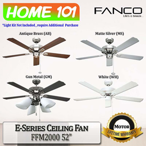 Fanco E Series Ceiling Fan Ffm 2000 52