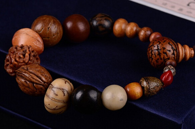 Fashion Jewelry Vintage Natural 18 Bodhi Seed Bracelet Mala Bangles Buddha Charm Bracelet Tibet