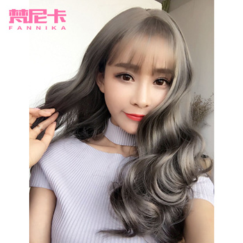 Grey wig big clearance w