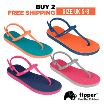 Size fipper strappy hot sale