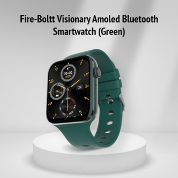 Qoo10 - Fire-Boltt Visionary Amoled Bluetooth Smartwatch (Green) : Watches