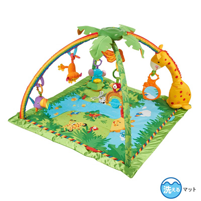 Qoo10 Fisher Price Rainforest Deluxe Gym K4562 Toys