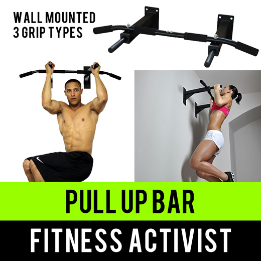 Qoo10 - ⏰💪★★Fitness Activist★★Wall Mounted Pull-up/Chin-up Bar ...