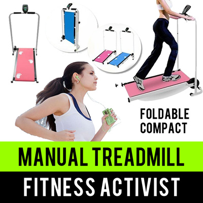 Kit easy talk manual treadmill machine