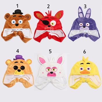 Five Nights at Freddy's 6.5 Plush Set of 4 (Bonnie, Foxy, Freddy, and Chica)  