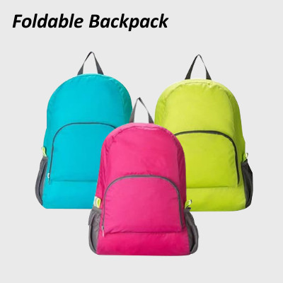 Qoo10 Foldable Backpack Travel Tas Punggung Lipat  