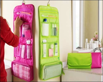 Qoo10 - FOLDABLE TOILETRIES BAG ORGANIZER | TAS KOSMETIK