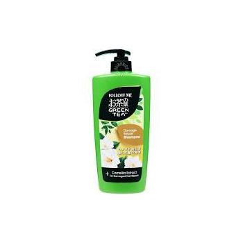 Qoo10 - FOLLOW ME Green Tea Damage Repair Shampoo 650ml : Hair Care