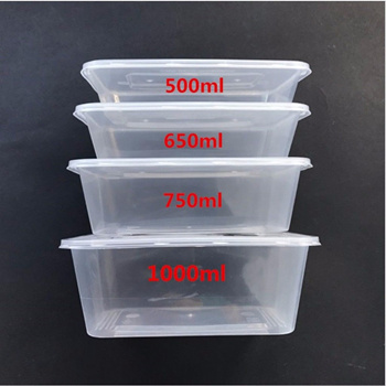 Food Containers Plastic Takeaway Microwave Freezer Safe Storage