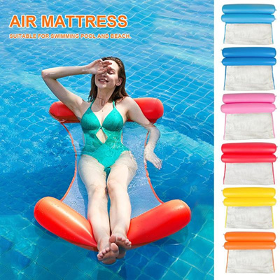 Inflatable Water Lounger Float Beach Swimming Pool Air Mattress Bed Raft