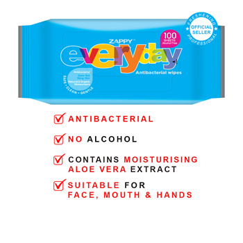 Zappy Lifestyle Household & Kitchen Antibacterial Wet Wipes