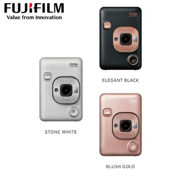 FUJIFILM INSTAX Mini LiPlay Hybrid Instant Camera (Elegant Black