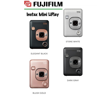 Instax Mini Liplay Hybrid Instant Camera - Elegant Black 