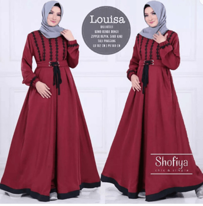 Unduh 980 Koleksi Gambar Gamis Syari Keren 