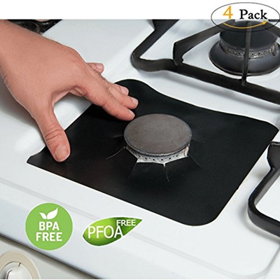 Qoo10 Gas Range Protectors Non Stick Reusable Stove Burner