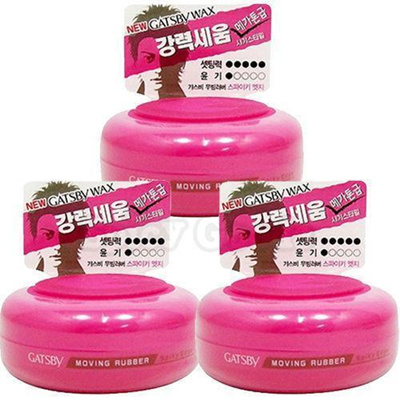 Qoo10 Gatsby Hair Wax Moving Rubber Spiky Edge 80g X 3pcs Gatsby