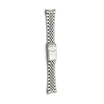Silver Steel Jubilee Watch Band Bracelet Fits For Seiko SKX009 Diver Curved  End - La Paz County Sheriff's Office 