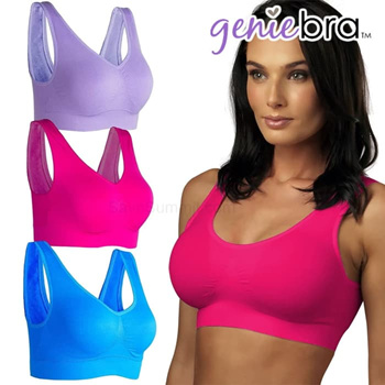 Qoo10 - Get 3 Pcs Genie Bra With Pads [Summer] - As Seen On TV