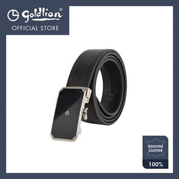 Leather Auto Lock Buckle Belt for Men