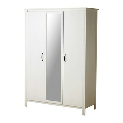 Qoo10 SALE IKEA  BRUSALI Lemari  pakaian  3 pintu 