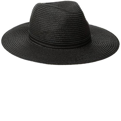 iTranyees Men Women Crushable Fedora Hat Jazz Caps Trilby Fedoras Straw Summer Sun Hats,Panama Hat Wide Brim Summer Hat