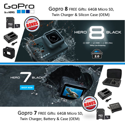 Qoo10 Gopro Gopro Hero Black 7 Or 8 Int Warranty Bonus