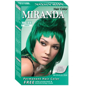 Qoo10 - Green Permanent Hair Color Coloring Dye Care Shampoo Treatment  Vitamin... : Hair Care