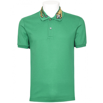 Gucci polo outlet tiger collar