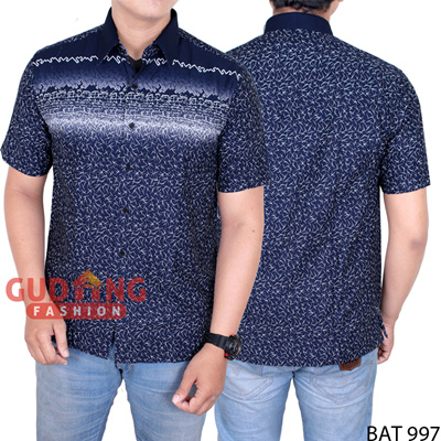 Qoo10 Kemeja  Batik  Keren  P Pakaian Pria 