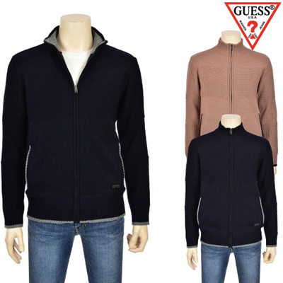 guess zip up sweater