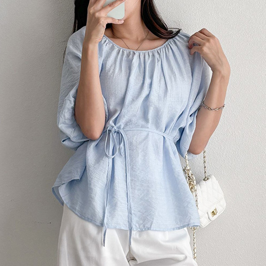 Qoo10 H Style Bl Rappa Blouse Spring Summer Short Sleeve Blouse Blouse Shi Womens Clothing 1470