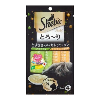 Qoo10 Halal certified Sheba Melty Creamy Cat Treats Chicken