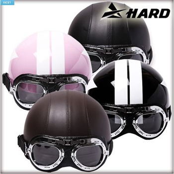 Motorbike helmet 2024 with goggles